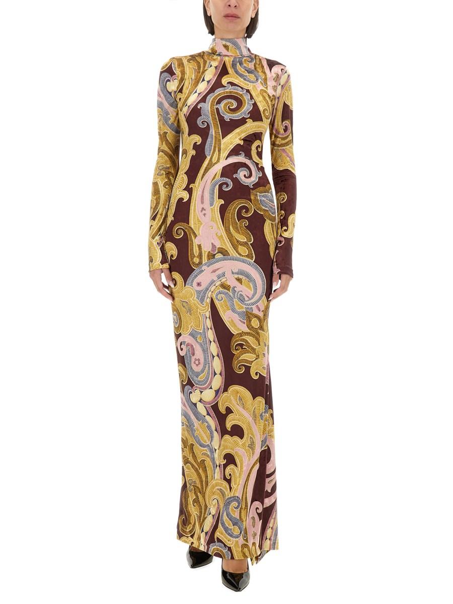 ETRO ABITO IN CINIGLIA STAMPATA Vendite Flash
