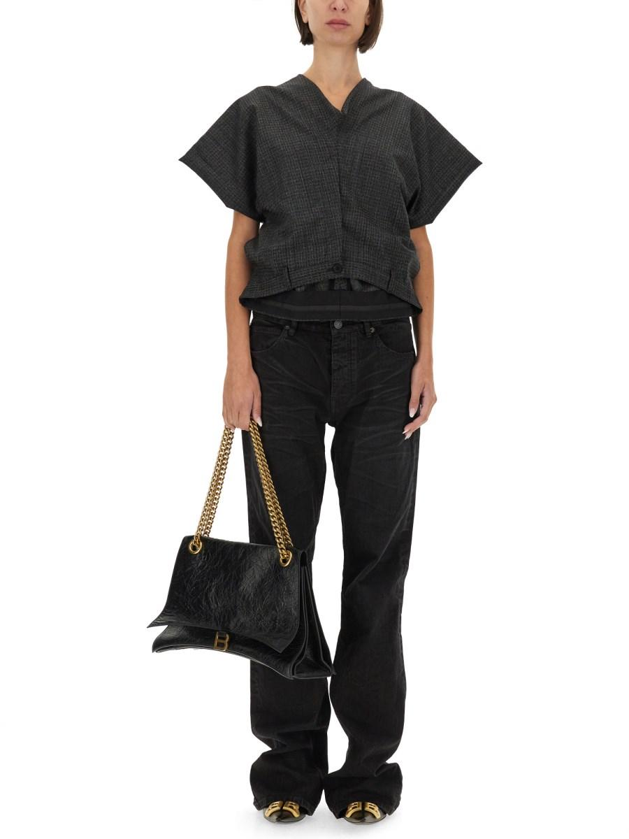 BALENCIAGA PANTA TOP SARTORIALE IN LANA Offerta esclusiva
