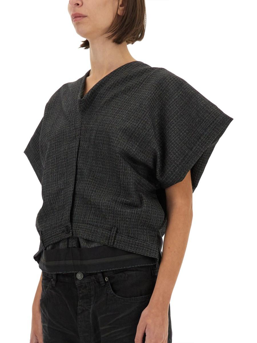 BALENCIAGA PANTA TOP SARTORIALE IN LANA Offerta esclusiva