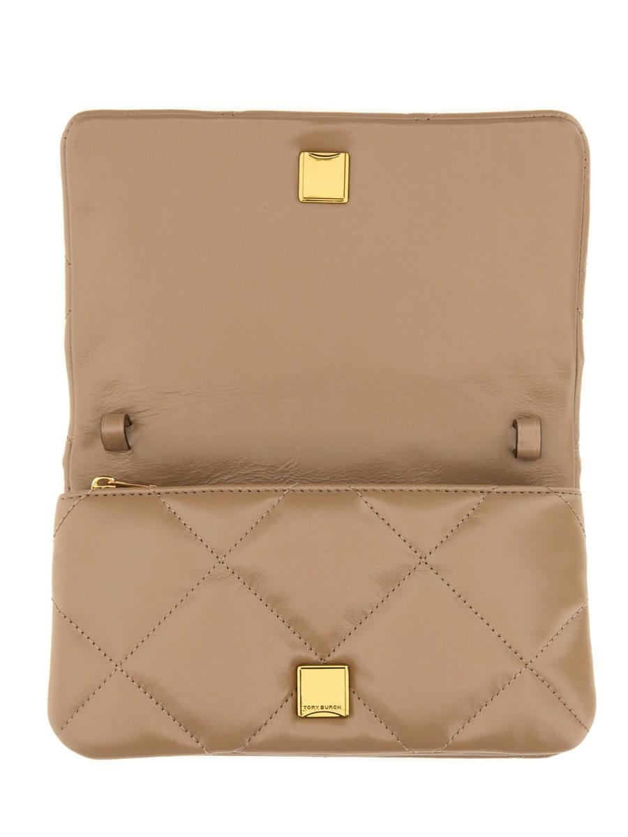 TORY BURCH PORTAFOGLIO CON CATENA KIRA CON TRAPUNTATURA A DIAMANTE Shopping Online