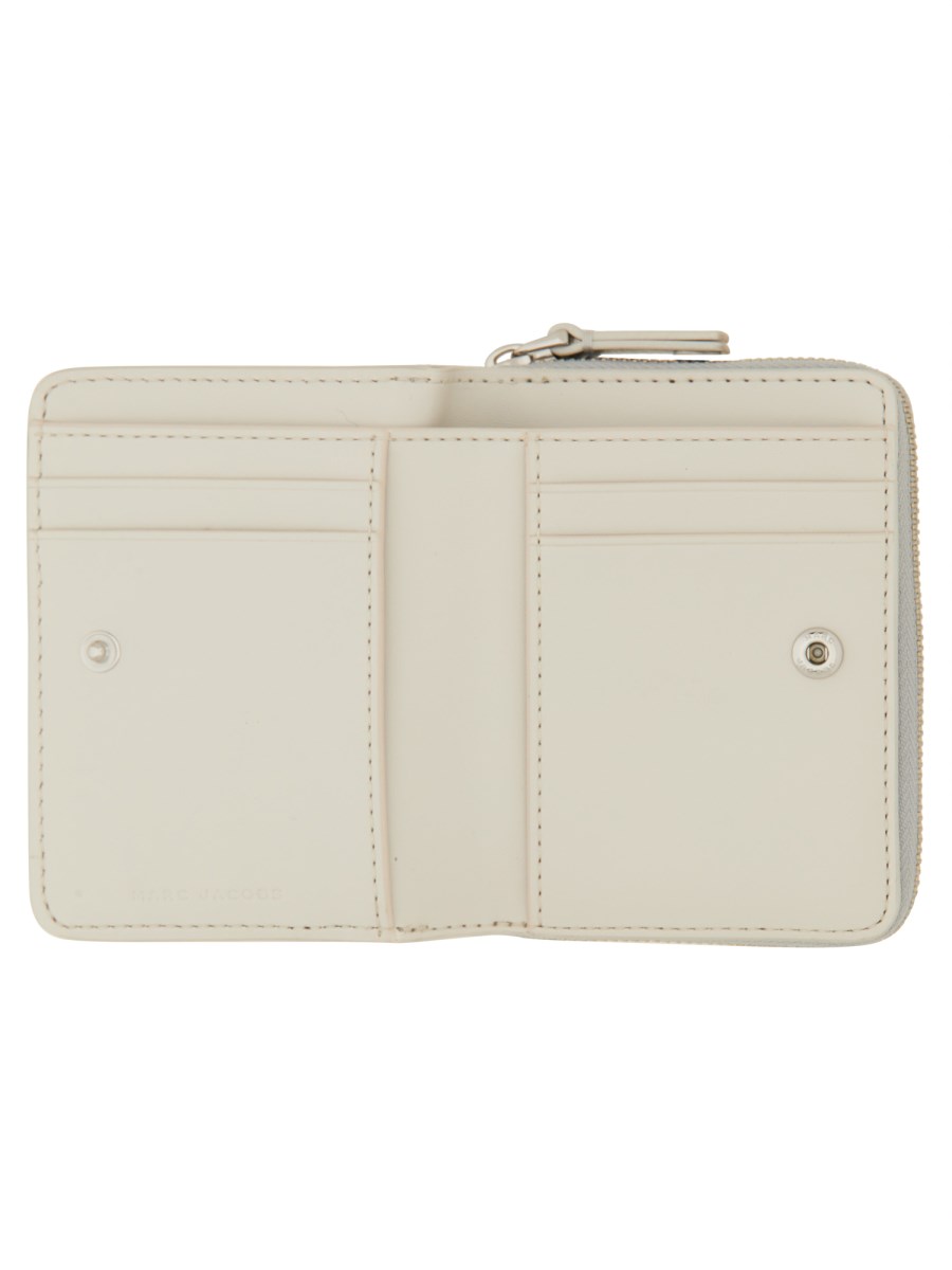 MARC JACOBS PORTAFOGLIO COMPACT MINI IN PELLE Offerte speciali