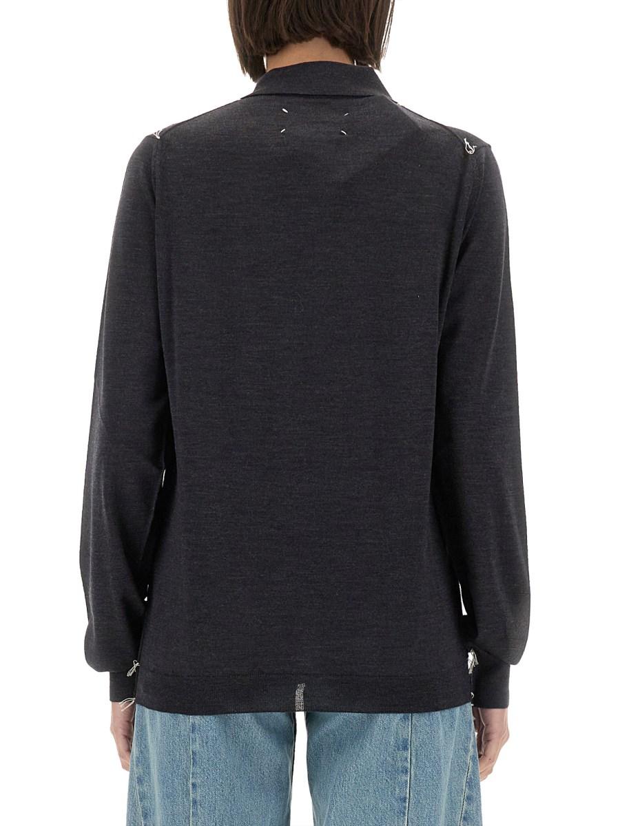 MAISON MARGIELA POLO IN LANA Offerta settimanale