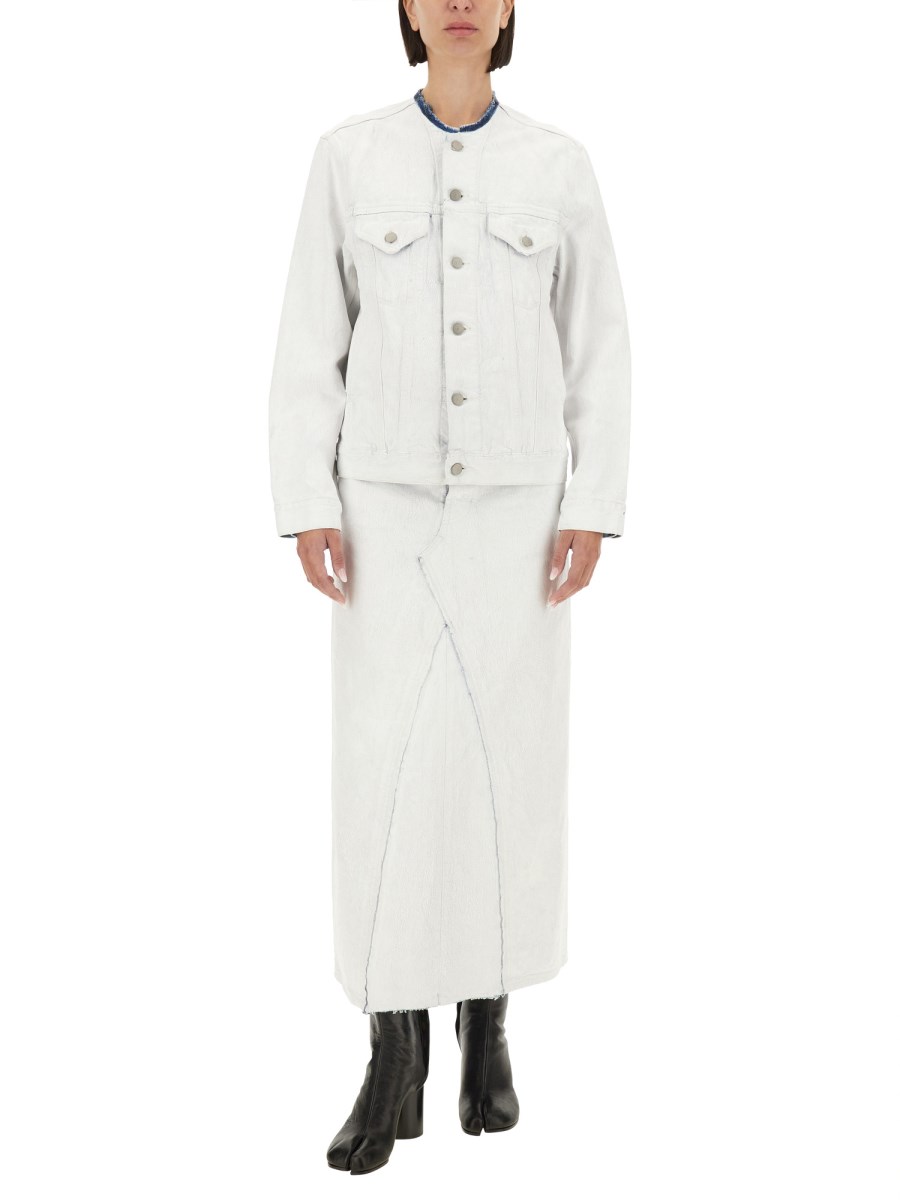 MAISON MARGIELA GONNA MIDI IN DENIM Ritorno libero