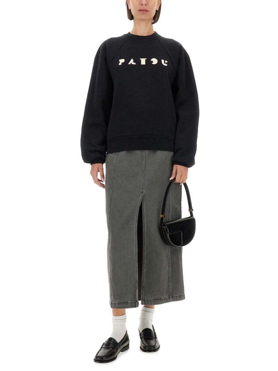 PATOU FELPA CON LOGO Fino al 50% di sconto