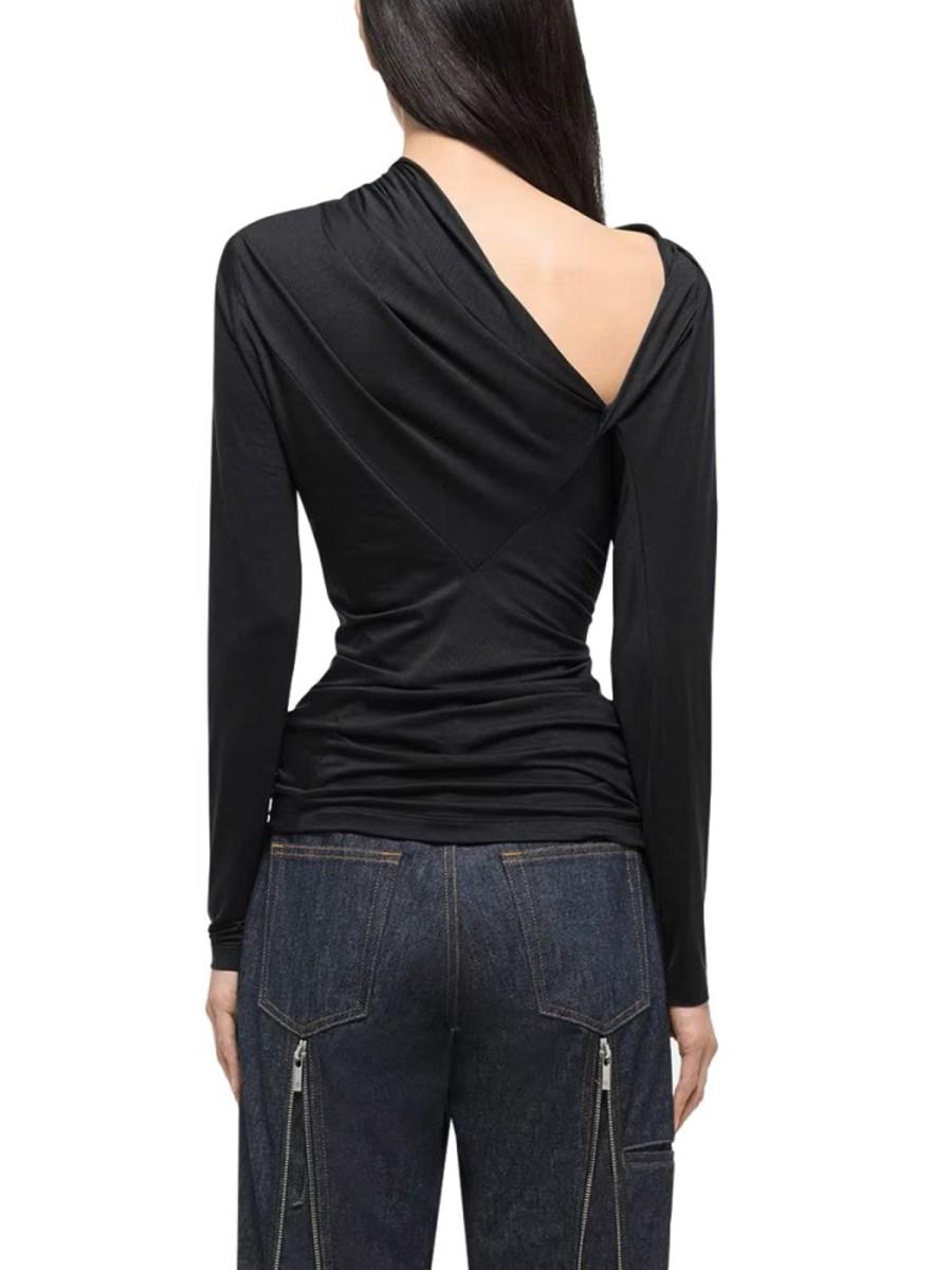 HELMUT LANG TOP WIND IN LYOCELL Enormi sconti