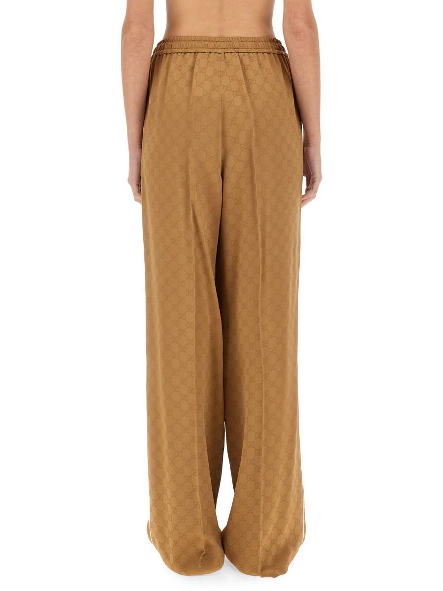 GUCCI PANTALONE IN JACQUARD GG Trasporto libero internazionale