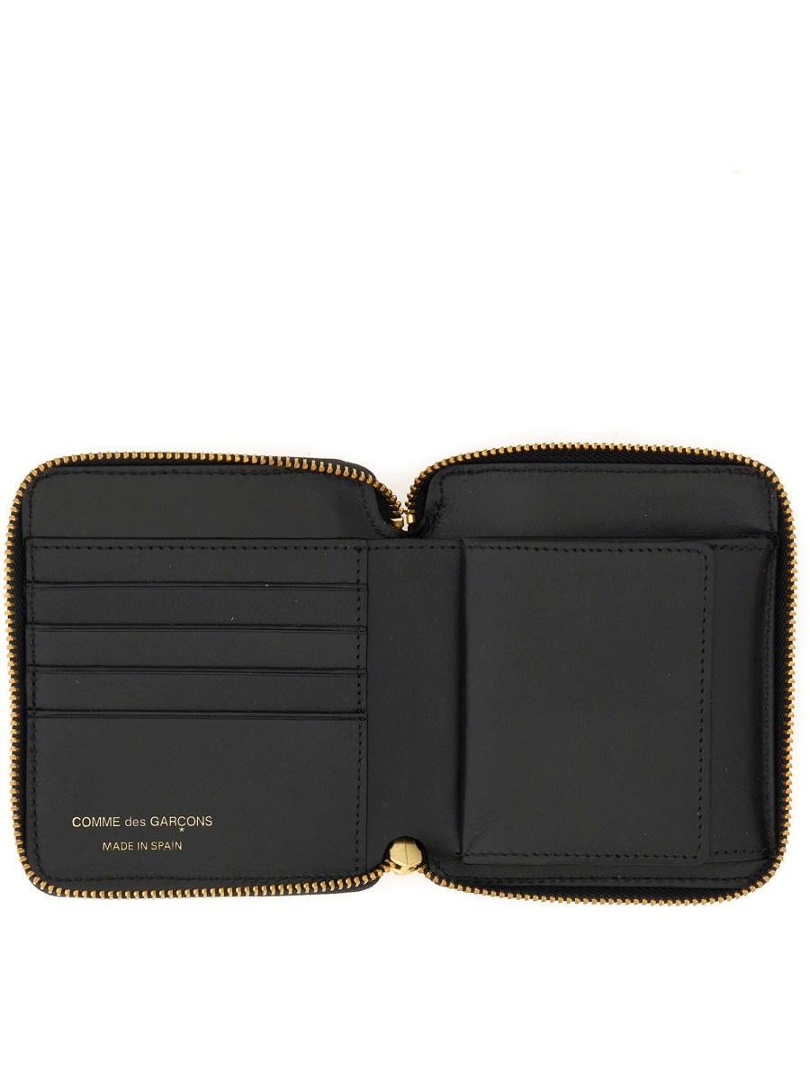 COMME DES GARCONS WALLET PORTAFOGLIO OUTSIDE POCKET LINE Nuovo