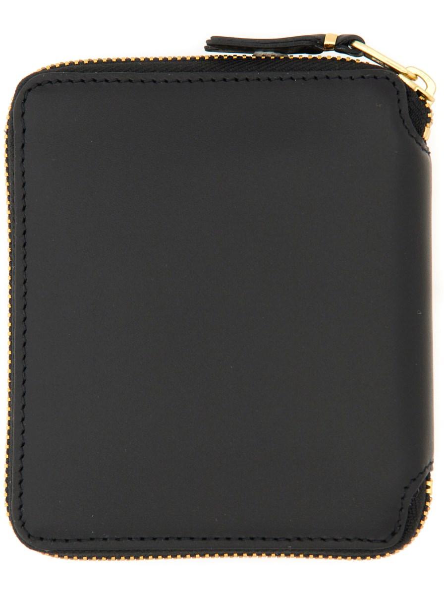 COMME DES GARCONS WALLET PORTAFOGLIO OUTSIDE POCKET LINE Nuovo