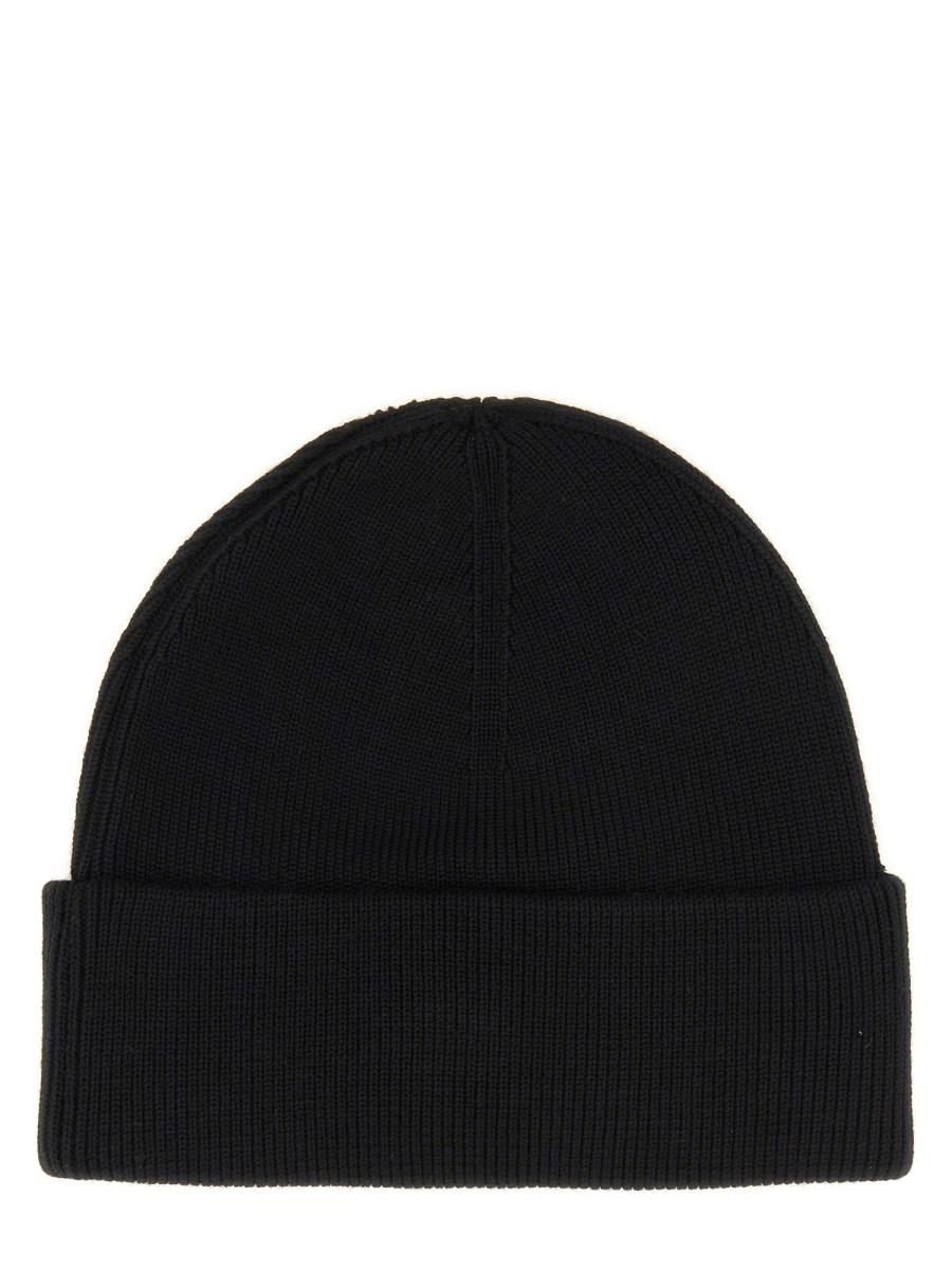 ALEXANDER WANG CAPPELLO BEANIE IN LANA CON LOGO A CUPOLA Soddisfazione Garantita