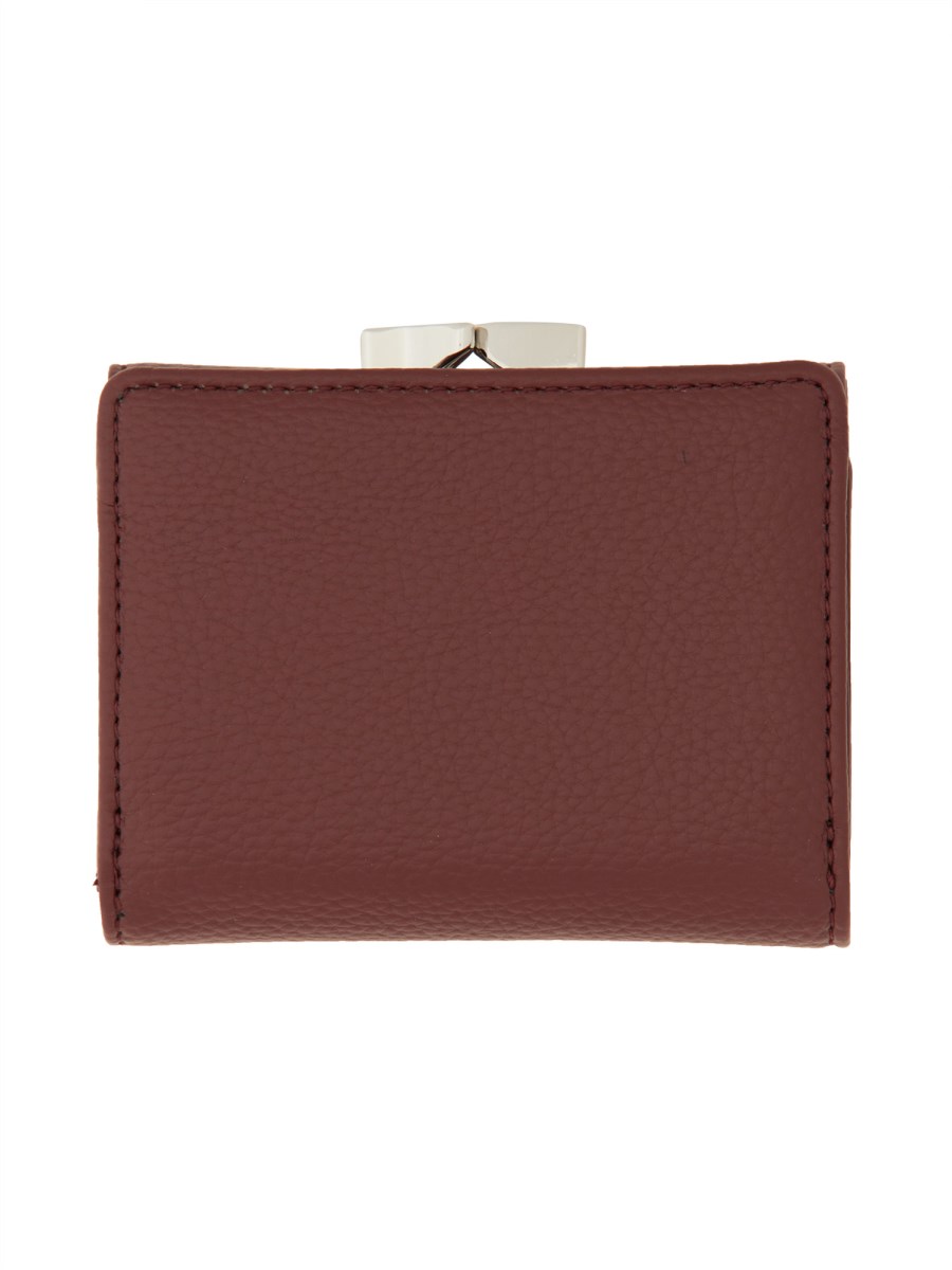 VIVIENNE WESTWOOD PORTAFOGLIO TRI-FOLD SMALL FRAME Affare Del Giorno
