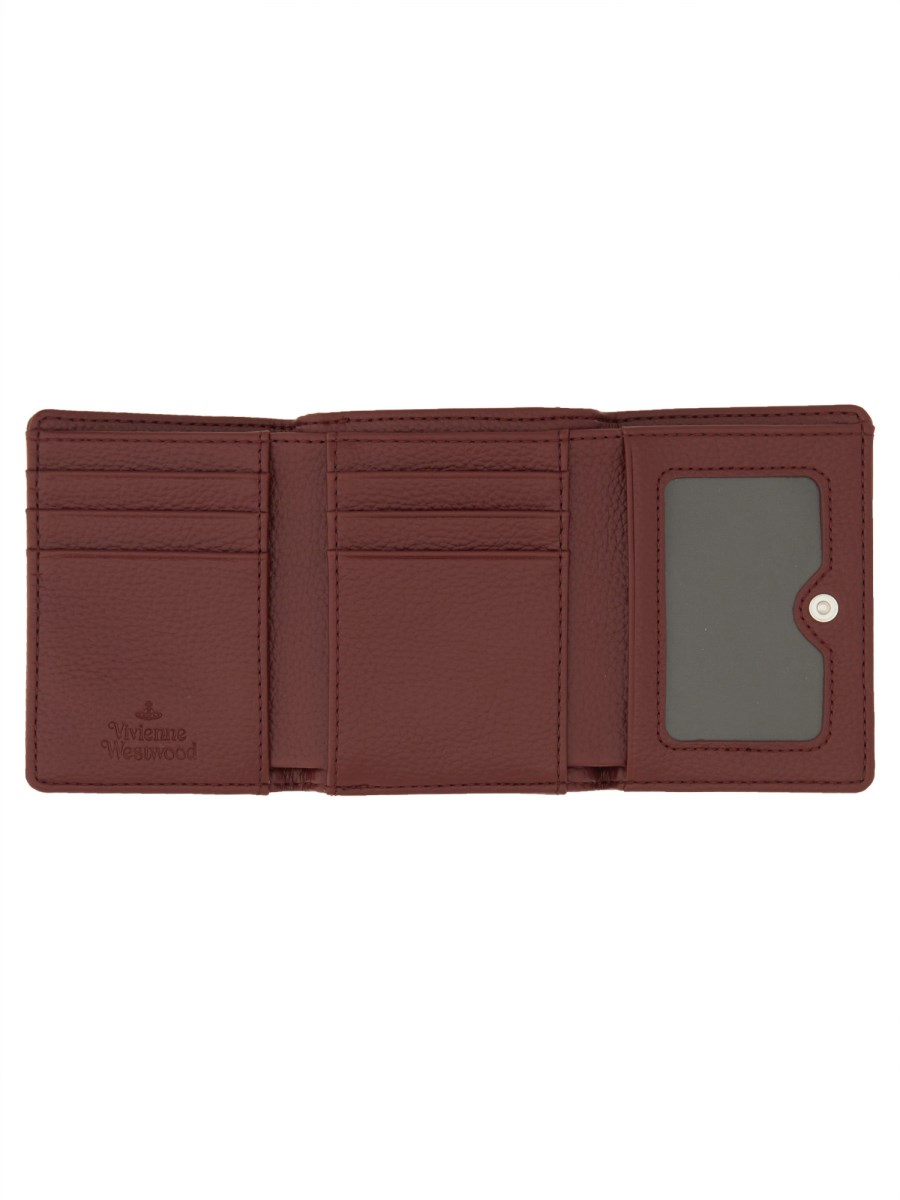 VIVIENNE WESTWOOD PORTAFOGLIO TRI-FOLD SMALL FRAME Affare Del Giorno