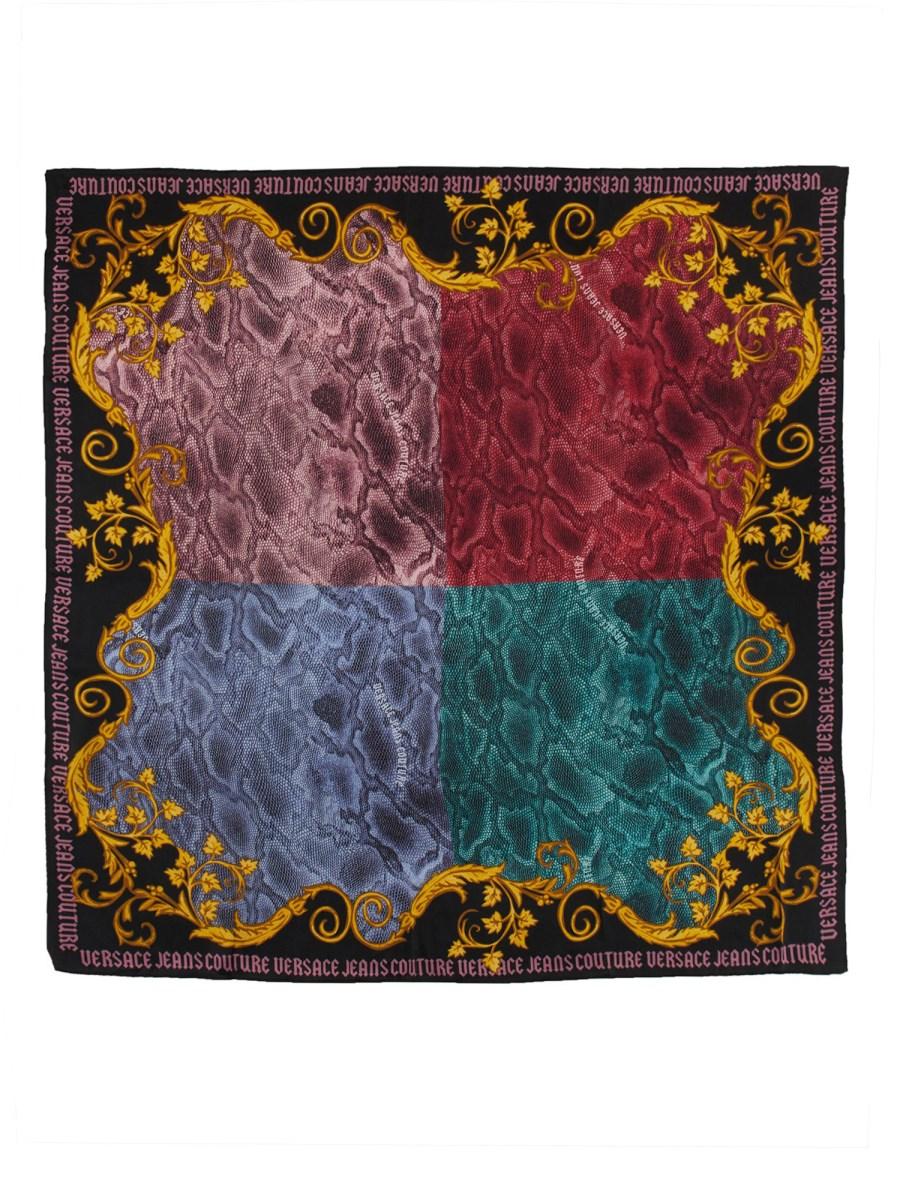 VERSACE JEANS COUTURE FOULARD IN SETA Sottocosto