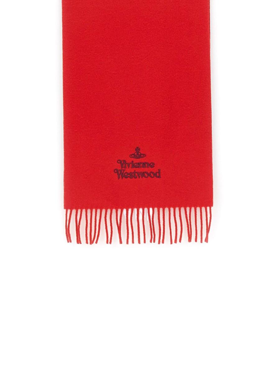 VIVIENNE WESTWOOD SCIARPA CON LOGO Vendita Calda
