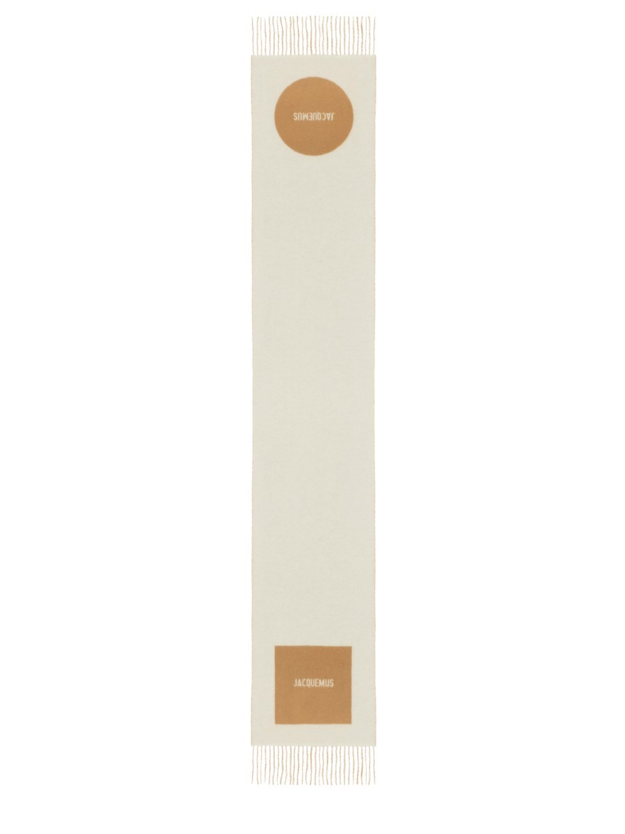 JACQUEMUS SCIARPA "ROND CARRE" IN LANA Vendita Economica
