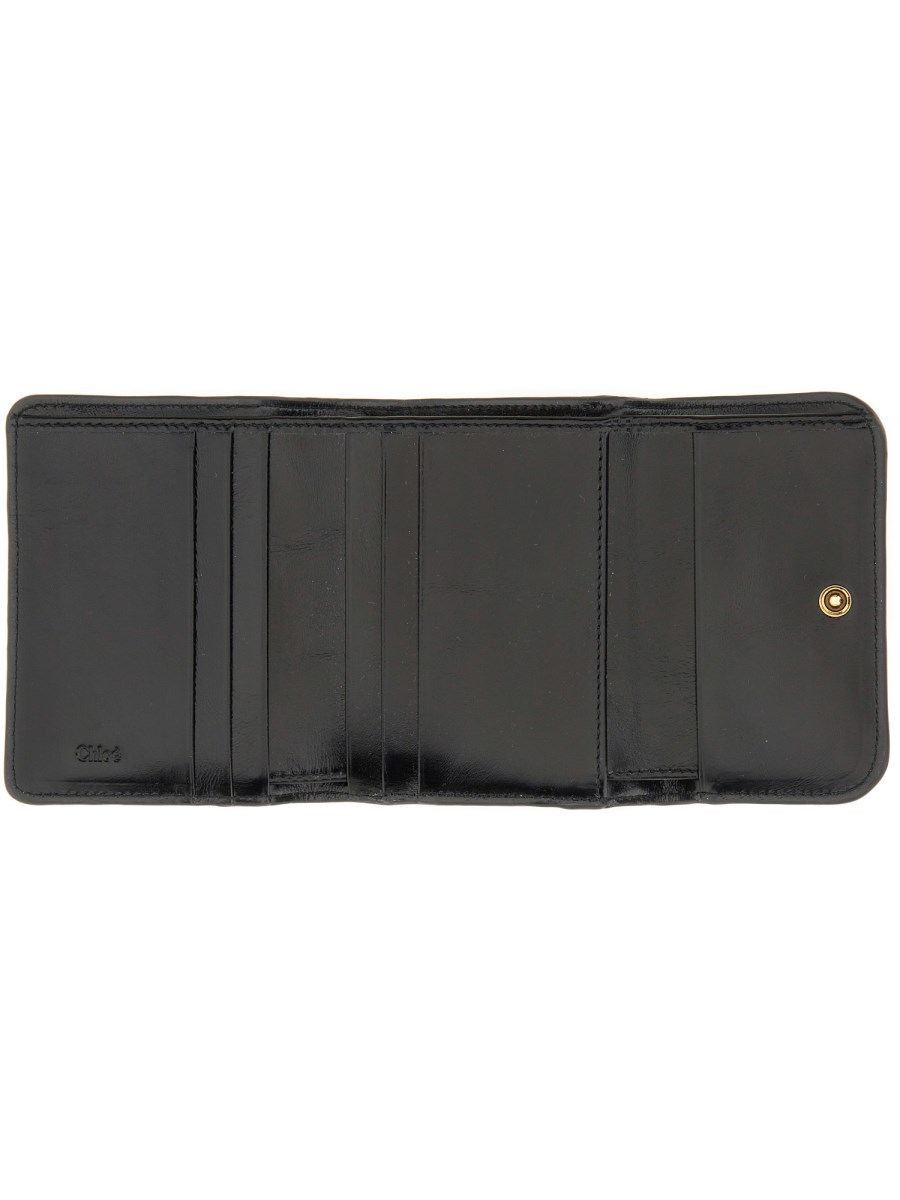 CHLOE&#39; PORTAFOGLIO TRIFOLD C CHLOÈ SMALL IN PELLE Super Saving Price