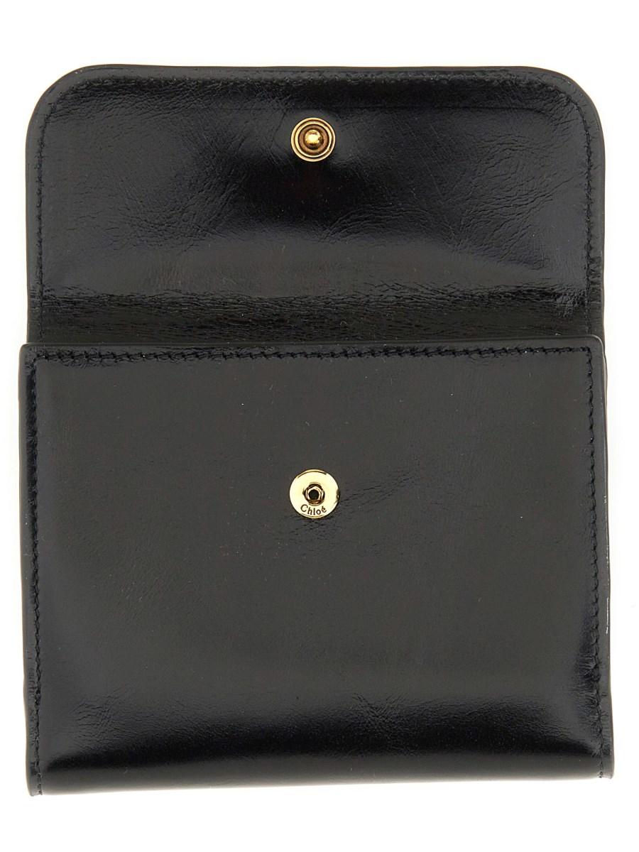 CHLOE&#39; PORTAFOGLIO TRIFOLD C CHLOÈ SMALL IN PELLE Super Saving Price