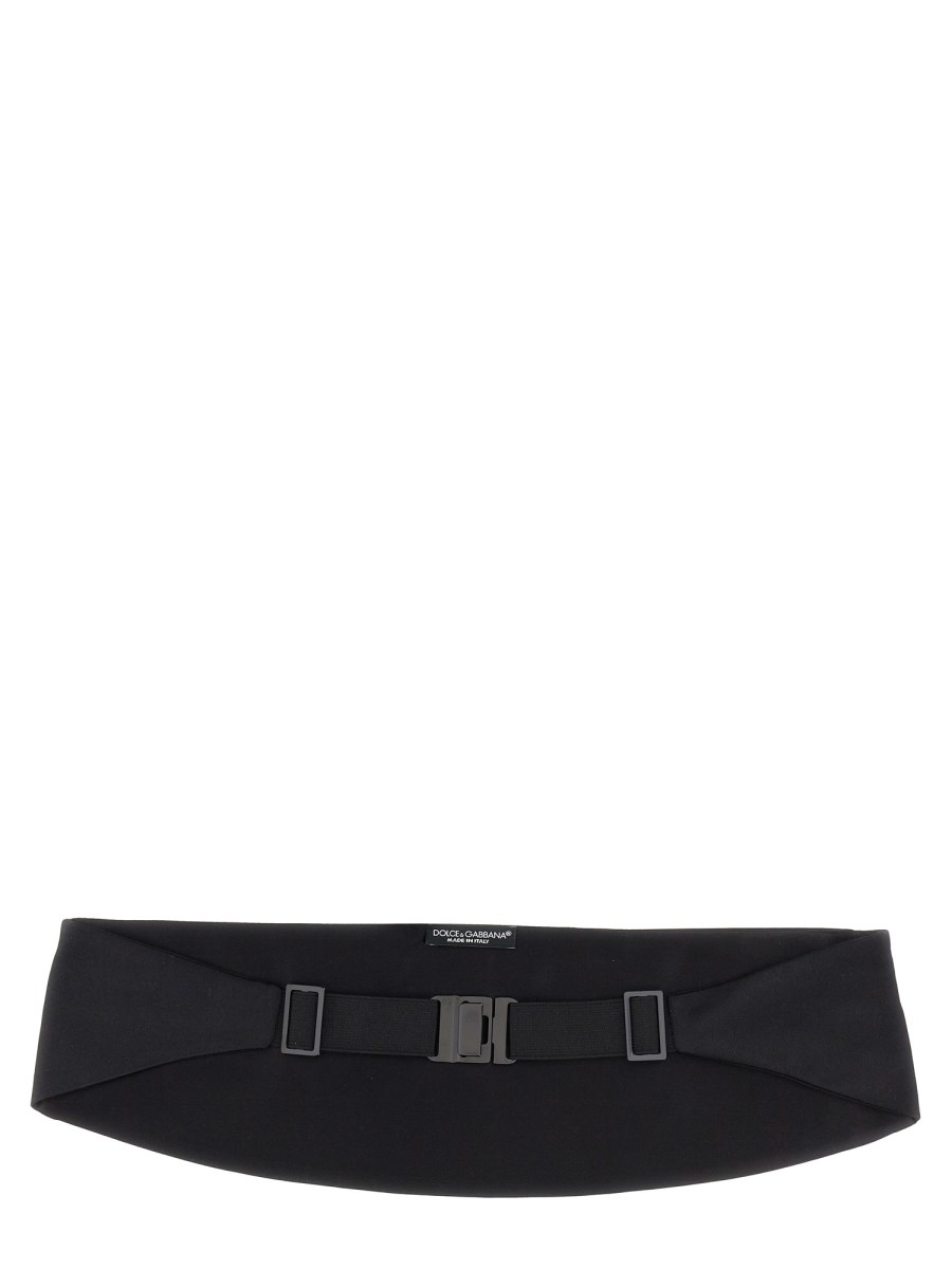DOLCE & GABBANA FASCIA SMOKING IN RASO DI SETA Fino al 50% di sconto