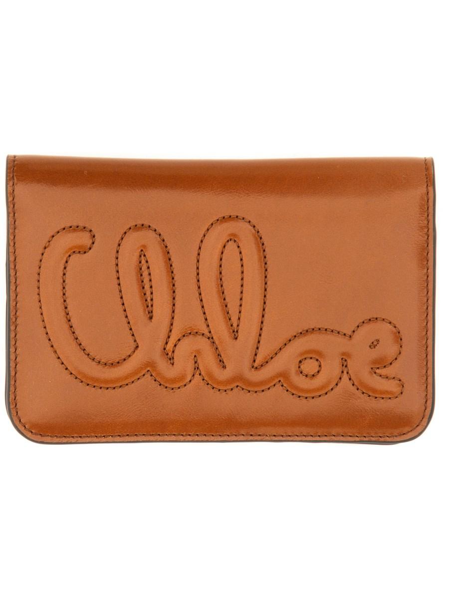 CHLOE&#39; PORTAFOGLIO CON LOGO Fino al 65% di sconto