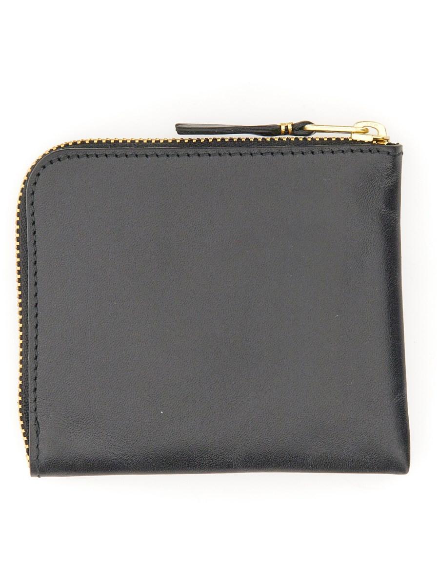 COMME DES GARCONS WALLET PORTAFOGLIO IN PELLE CON ZIP Offerta speciale della fabbrica