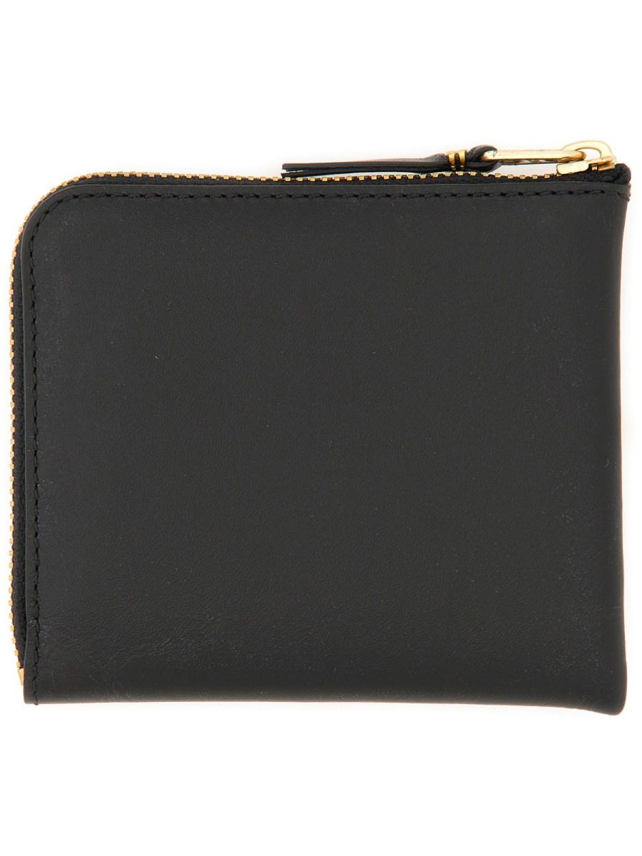 COMME DES GARCONS WALLET PORTAFOGLIO IN PELLE CON ZIP Offerta speciale della fabbrica