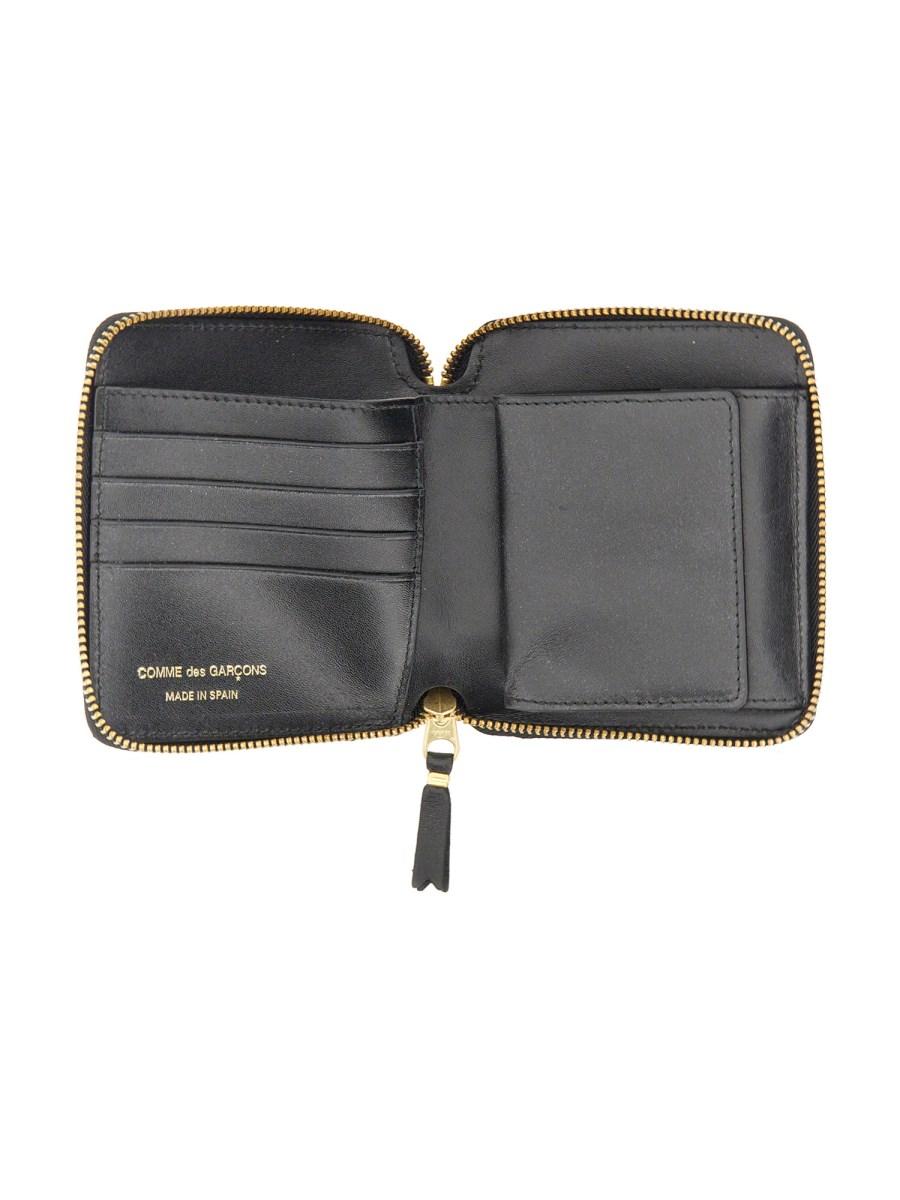 COMME DES GARCONS WALLET PORTAFOGLIO IN PELLE CON ZIP Fino al 55% di sconto
