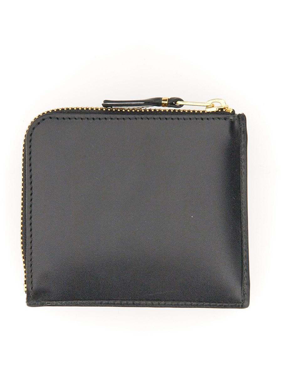 COMME DES GARCONS WALLET PORTAFOGLIO IN PELLE CON ZIP 50% di sconto con spedizione gratuita