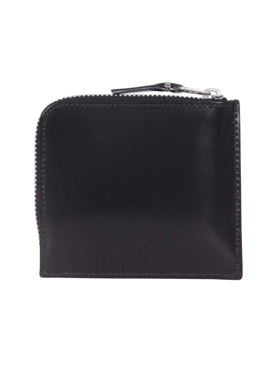 COMME DES GARCONS WALLET PORTAFOGLIO IN PELLE CON DETTAGLIO MIRRORING Officina