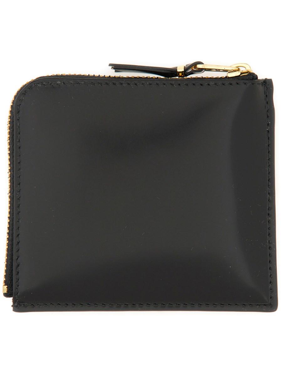 COMME DES GARCONS WALLET PORTAFOGLIO IN PELLE CON DETTAGLIO MIRRORING Limitato a 3 giorni