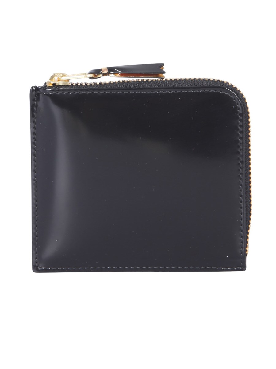COMME DES GARCONS WALLET PORTAFOGLIO IN PELLE CON DETTAGLIO MIRRORING Limitato a 3 giorni