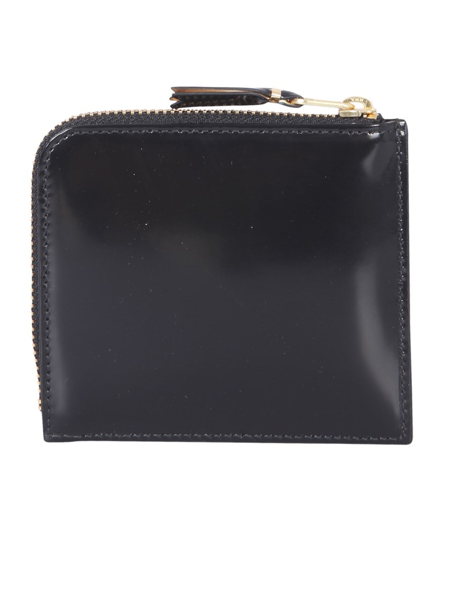 COMME DES GARCONS WALLET PORTAFOGLIO IN PELLE CON DETTAGLIO MIRRORING Limitato a 3 giorni