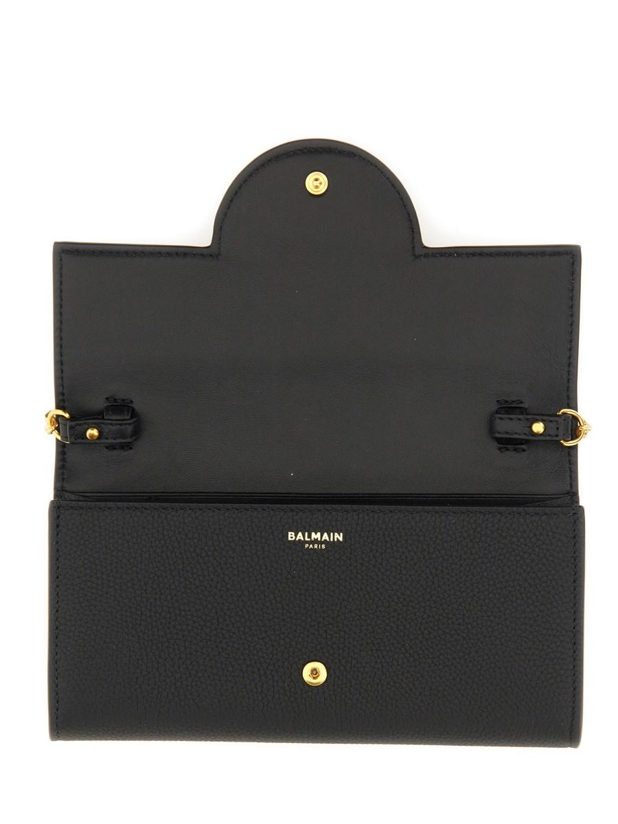 BALMAIN PORTAFOGLIO B-BUZZ IN PELLE GRANULATA 50% di sconto per tempo limitato