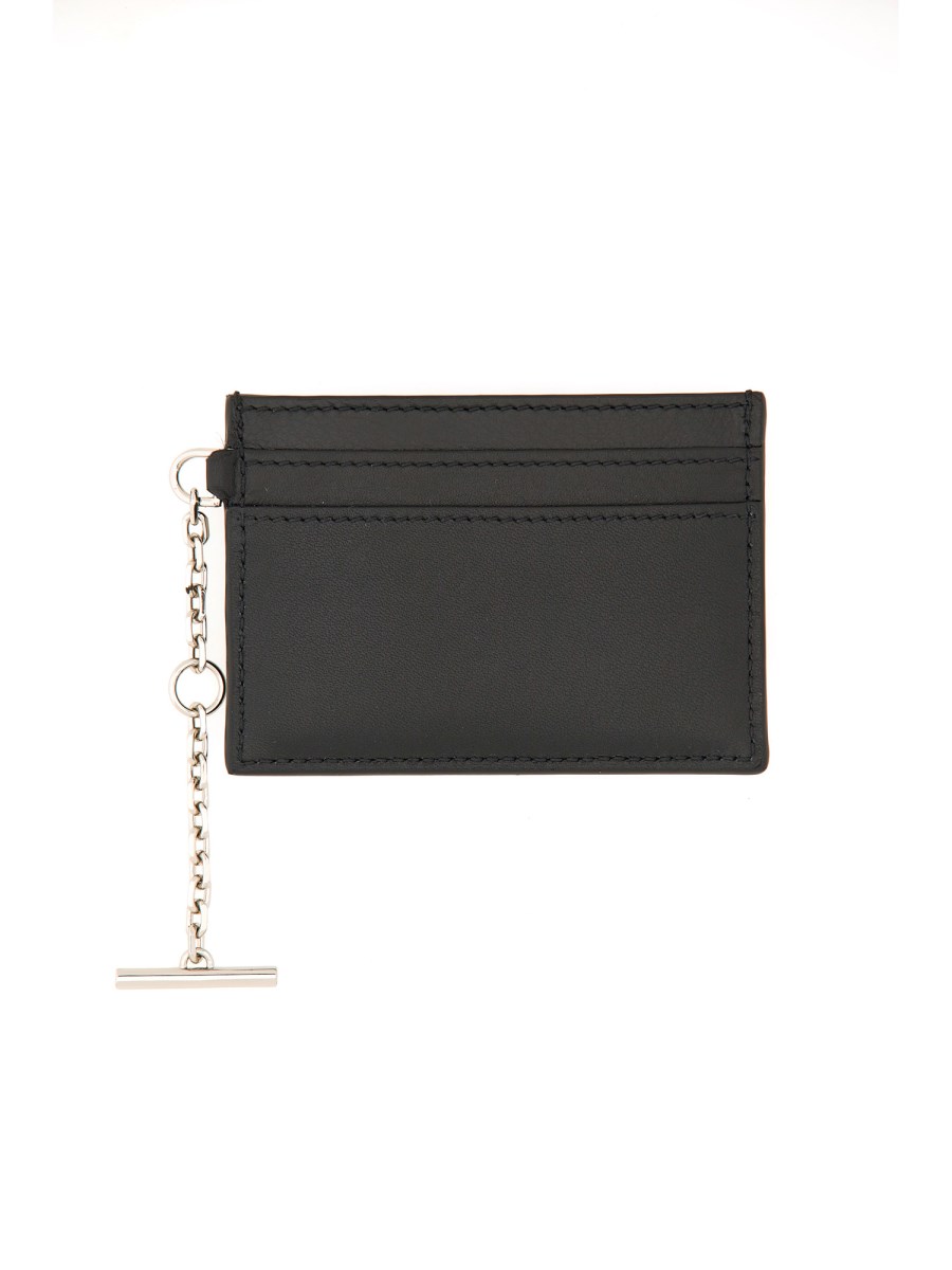 ALEXANDER McQUEEN PORTACARTE "SLING" IN PELLE Spedizione Gratuita