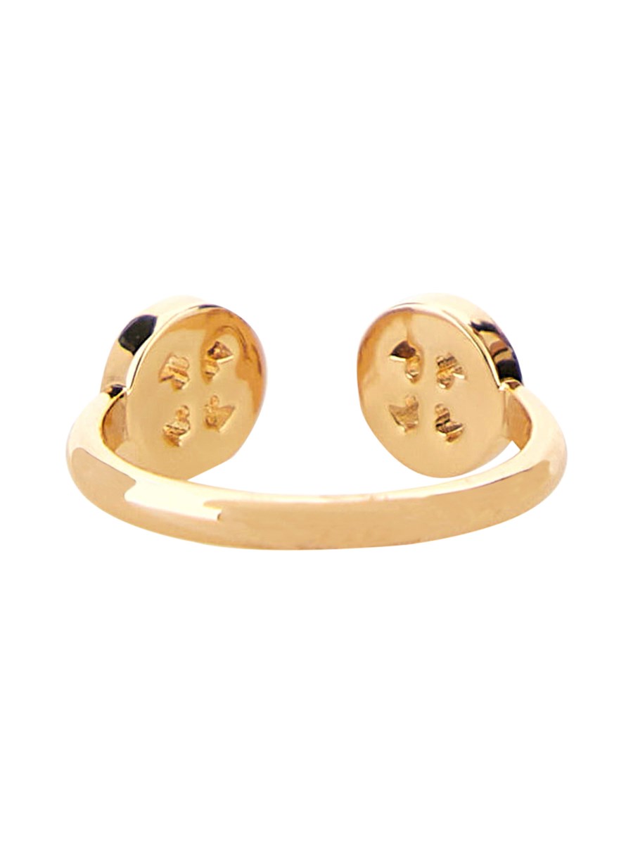 TORY BURCH ANELLO APERTO "MILLER" CON PAVÉ Qualità Garantita