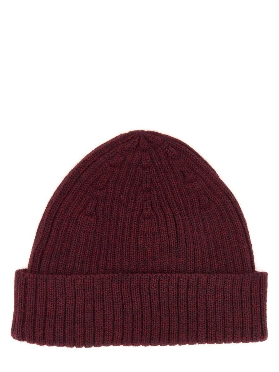 MAISON KITSUNÉ CAPPELLO BEANIE CON FOX HEAD Sottocosto