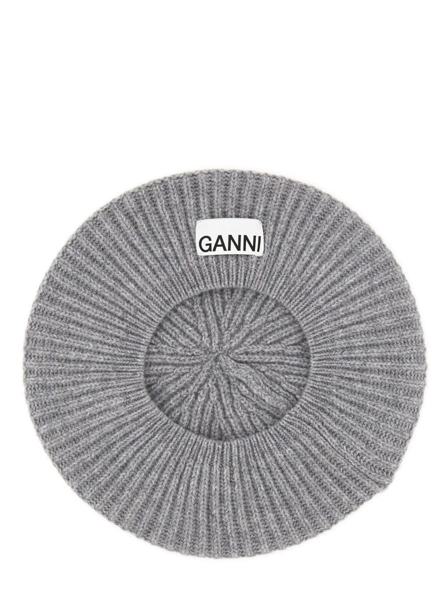 GANNI BERRETTO IN MAGLIA A COSTE DI LANA Vendita Economica