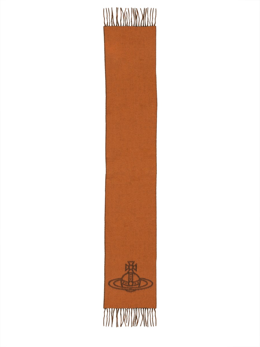 VIVIENNE WESTWOOD SCIARPA DOUBLE CON LOGO Spedizione gratuita