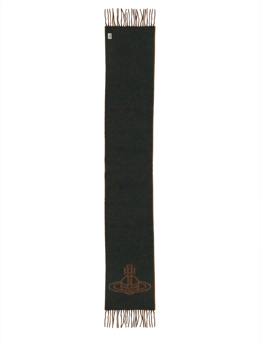 VIVIENNE WESTWOOD SCIARPA DOUBLE CON LOGO Spedizione gratuita