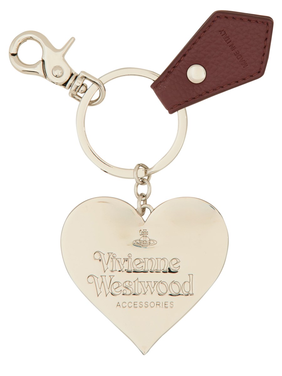 VIVIENNE WESTWOOD PORTACHIAVE MIRROR HEART Negozio online di fabbrica