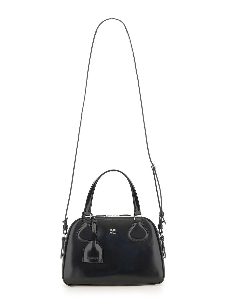 COURREGES BORSA IN PELLE CON BORCHIE Ultimi tre giorni
