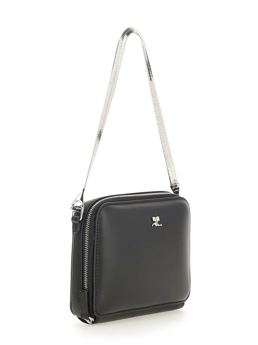 COURREGES BORSA IN PELLE CON CATENA ACQUISTA ORA