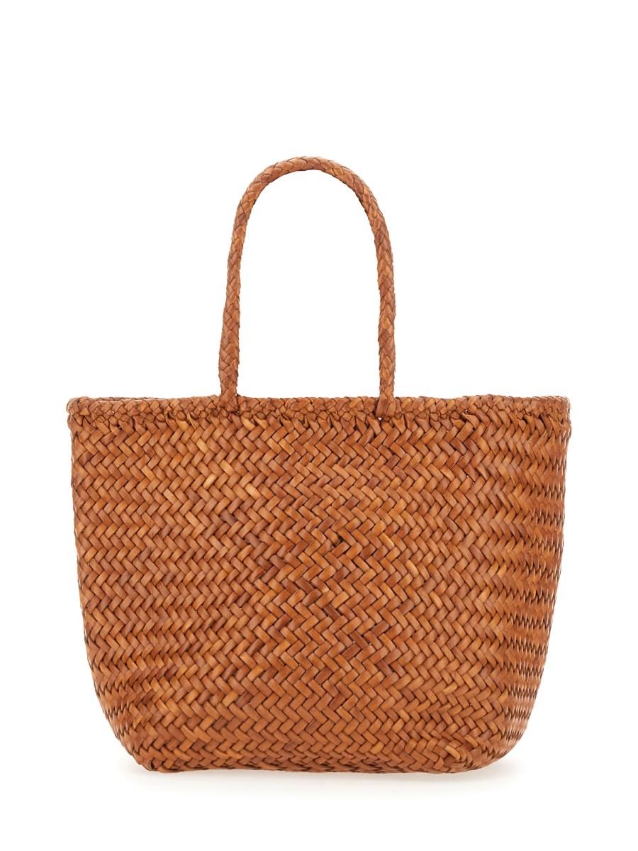 DRAGON DIFFUSION BORSA BASKET GRACE SMALLIN PELLE Sostegno trimestrale