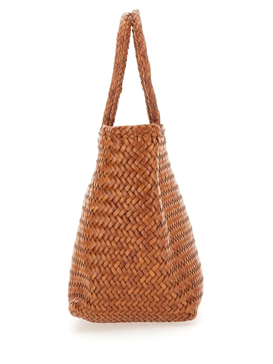 DRAGON DIFFUSION BORSA BASKET GRACE SMALLIN PELLE Sostegno trimestrale