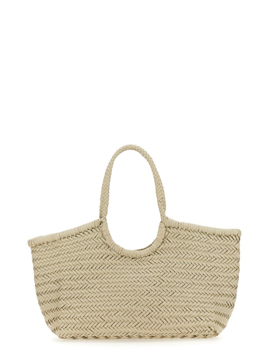 DRAGON DIFFUSION BORSA NANTUCKET BIG IN PELLE INTRECCIATA Fino al 55% di sconto