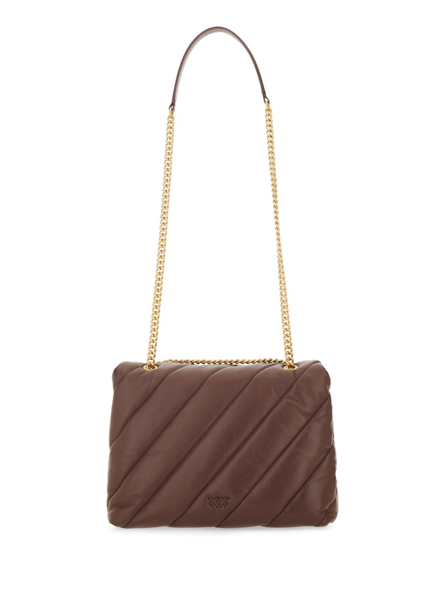 PINKO BORSA BIG LOVE IN PELLE PUFF MAXI QUILT Novità