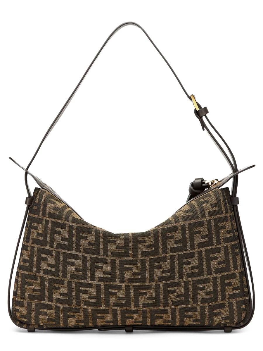 FENDI BORSA "SIMPLY" FENDI MEDIUM IN TESSUTO JACQUARD FF Spedizione gratuita