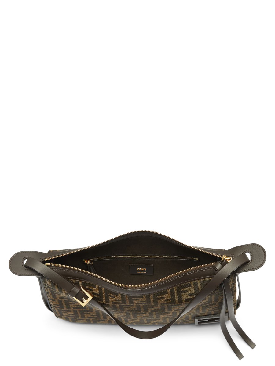 FENDI BORSA "SIMPLY" FENDI MEDIUM IN TESSUTO JACQUARD FF Spedizione gratuita