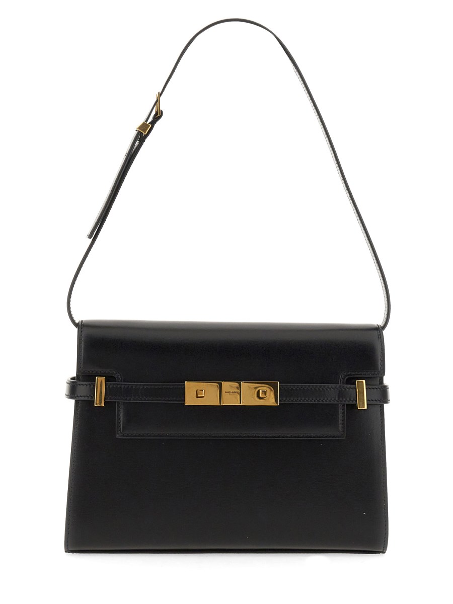 SAINT LAURENT BORSA MANHATTAN SMALL IN PELLE Prezzo di fabbrica