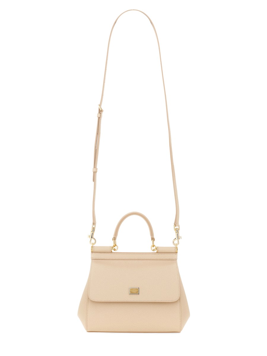 DOLCE & GABBANA BORSA "SICILY" MEDIUM IN PELLE Fornitura limitata