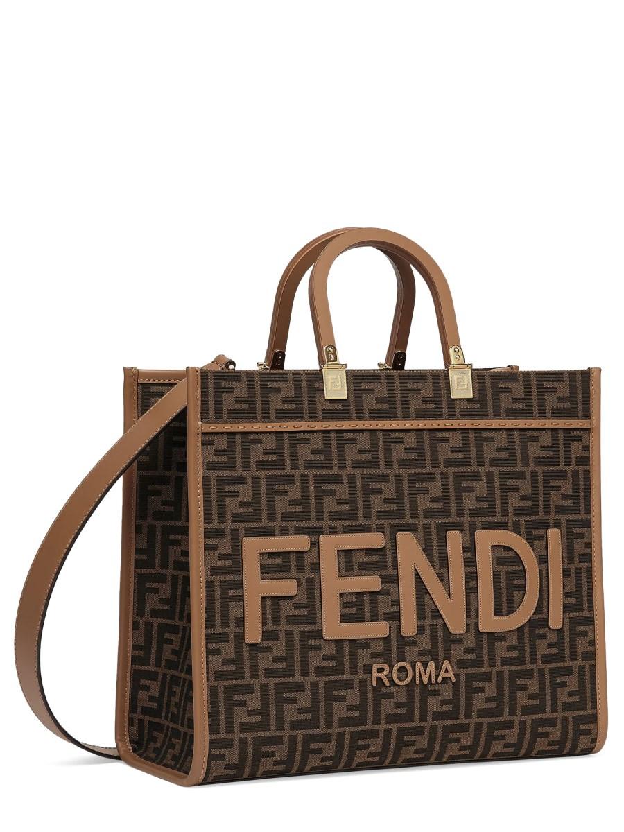 FENDI BORSA SUNSHINE MEDIUM IN TESSUTO FF Cyber Monday