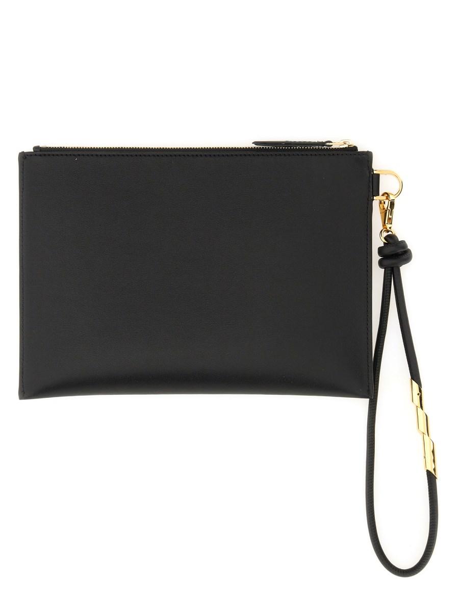 LANVIN CLUTCH IN PELLE Vendita calda